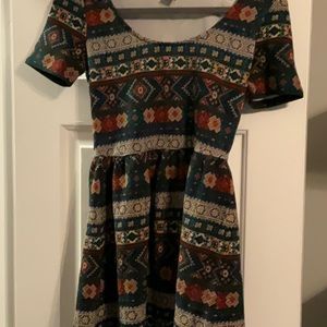 Forever 21 Super Colorful Fun Knit Dress (M)